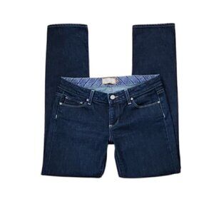 Paige Mid-Rise Roxbury Straight Leg Jeans